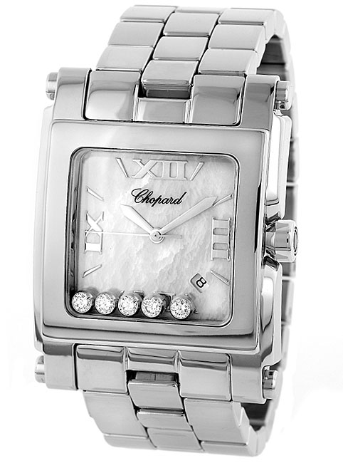 Chopard Happy Sport Series Square Mother of Pearl Ladies Swiss Quartz Watch 288467 Chopard Happy Sport Series Square Mother of Pearl Ladies Swiss Quartz Watch 288467