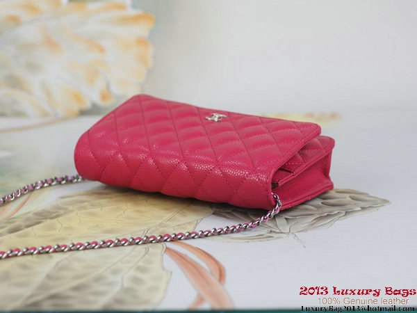 Chanel A33814 Original Cannage Leather mini Flap Bag Rose Chanel A33814 Original Cannage Leather mini Flap Bag Rose