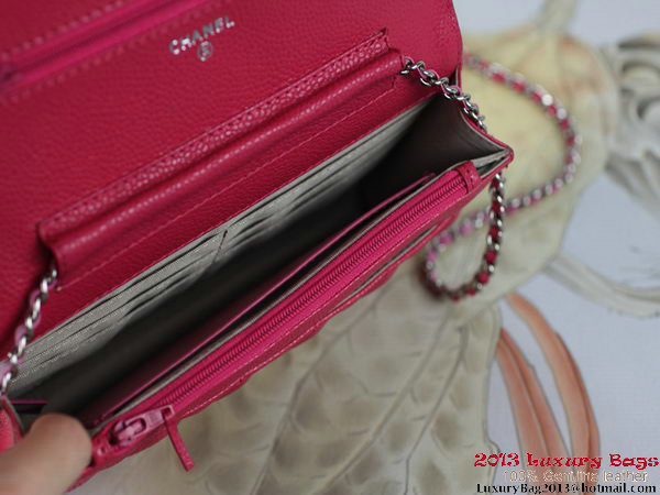 Chanel A33814 Original Cannage Leather mini Flap Bag Rose Chanel A33814 Original Cannage Leather mini Flap Bag Rose