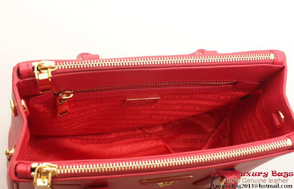 Prada Saffiano Calfskin Leather Small Bag BN2316 Red Prada Saffiano Calfskin Leather Small Bag BN2316 Red