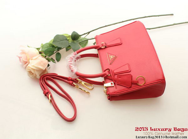 Prada Saffiano Calfskin Leather Small Bag BN2316 Red Prada Saffiano Calfskin Leather Small Bag BN2316 Red