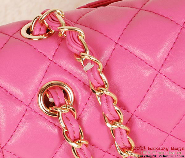 Chanel Classic Flap Bag 1113 Rose Sheepskin Gold Chanel Classic Flap Bag 1113 Rose Sheepskin Gold