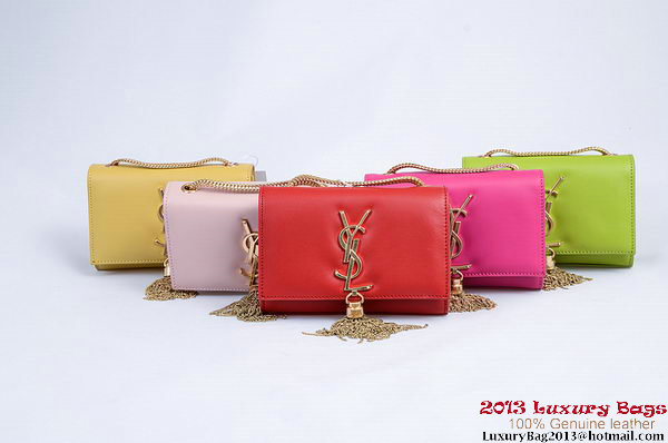 Yves Saint Laurent Small Monogramme Cross-body Shoulder Bag 1834B Pink Yves Saint Laurent Small Monogramme Cross-body Shoulder Bag 1834B Pink