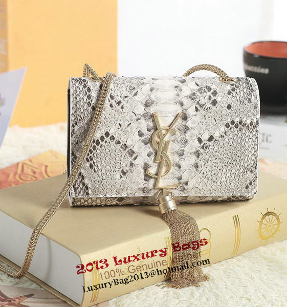 Yves Saint Laurent mini Monogramme Cross-body Snake Leather Shoulder Bag 5478 OffWhite Yves Saint Laurent mini Monogramme Cross-body Snake Leather Shoulder Bag 5478 OffWhite