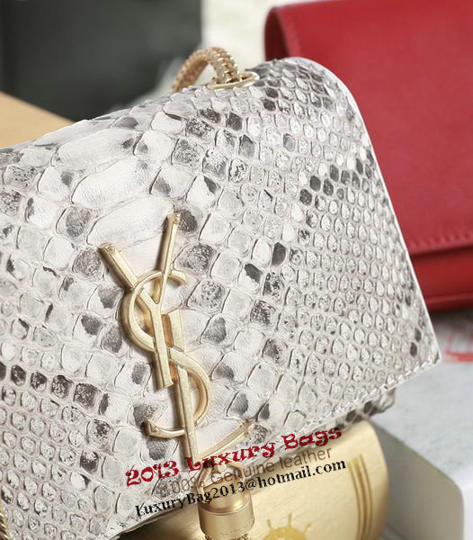 Yves Saint Laurent mini Monogramme Cross-body Snake Leather Shoulder Bag 5478 OffWhite Yves Saint Laurent mini Monogramme Cross-body Snake Leather Shoulder Bag 5478 OffWhite