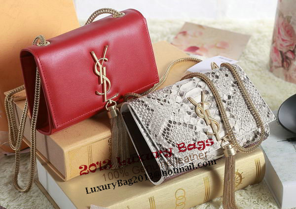 Yves Saint Laurent mini Monogramme Cross-body Snake Leather Shoulder Bag 5478 OffWhite Yves Saint Laurent mini Monogramme Cross-body Snake Leather Shoulder Bag 5478 OffWhite