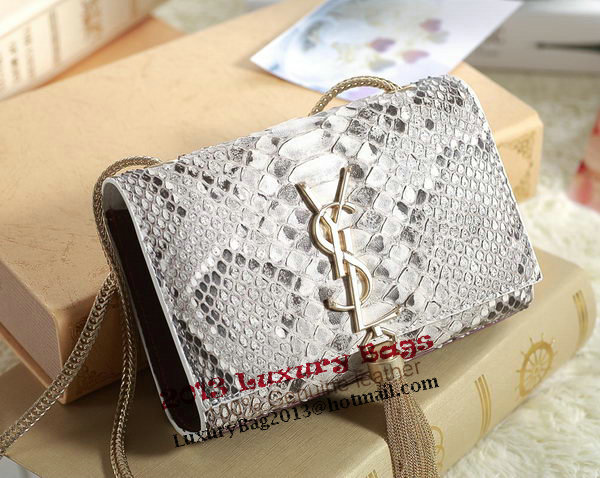 Yves Saint Laurent mini Monogramme Cross-body Snake Leather Shoulder Bag 5478 OffWhite Yves Saint Laurent mini Monogramme Cross-body Snake Leather Shoulder Bag 5478 OffWhite