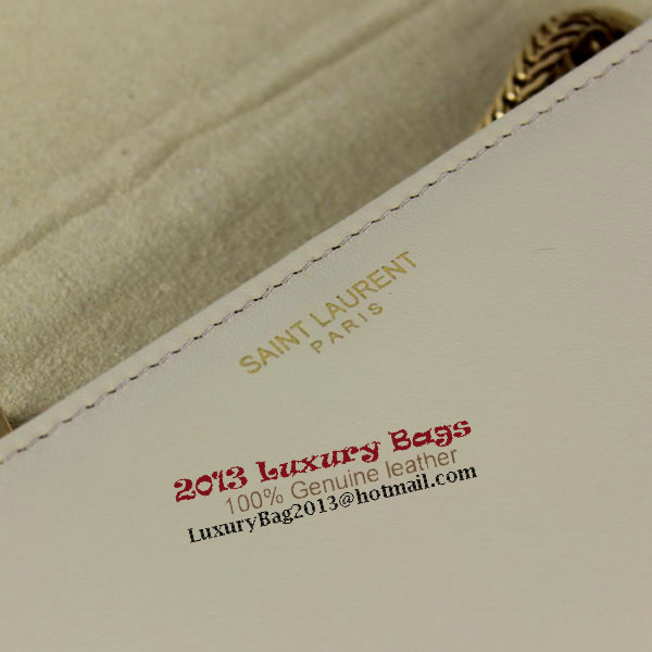 Yves Saint Laurent Monogramme Cross-body Shoulder Bag 66016 OffWhite Yves Saint Laurent Monogramme Cross-body Shoulder Bag 66016 OffWhite