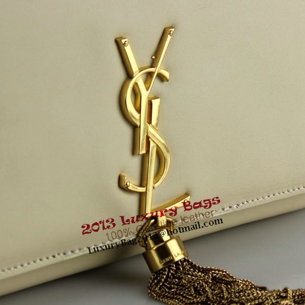 Yves Saint Laurent Monogramme Cross-body Shoulder Bag 66016 OffWhite Yves Saint Laurent Monogramme Cross-body Shoulder Bag 66016 OffWhite