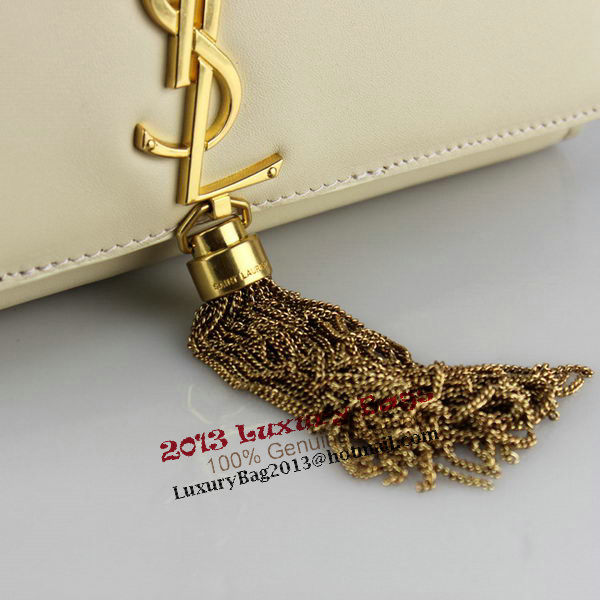 Yves Saint Laurent Monogramme Cross-body Shoulder Bag 66016 OffWhite Yves Saint Laurent Monogramme Cross-body Shoulder Bag 66016 OffWhite