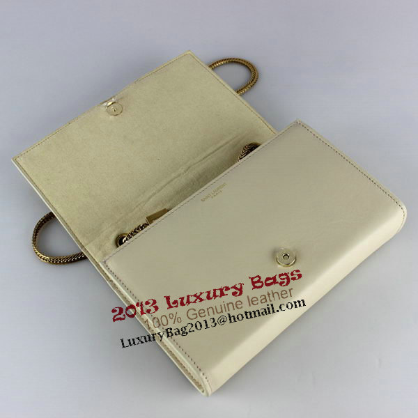 Yves Saint Laurent Monogramme Cross-body Shoulder Bag 66016 OffWhite Yves Saint Laurent Monogramme Cross-body Shoulder Bag 66016 OffWhite