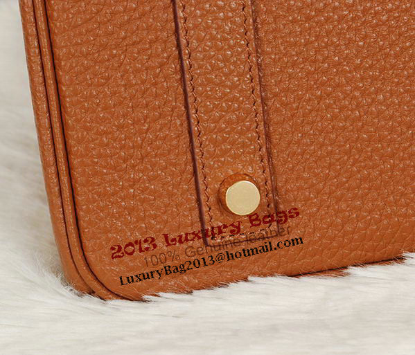 Hermes Birkin 35CM Tote Bag Camel Clemence Leather H35 Gold