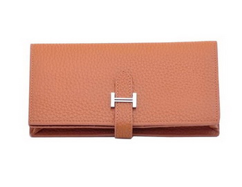 Hermes Bearn Japonaise Bi-Fold Wallet Grainy Leather H68942 Wheat