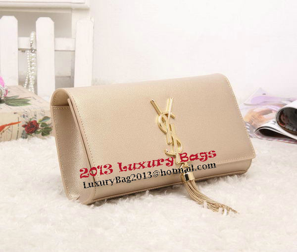 YSL Classic Monogramme Tassel Patent Leather Clutch Bag Y8908 Gold YSL Classic Monogramme Tassel Patent Leather Clutch Bag Y8908 Gold