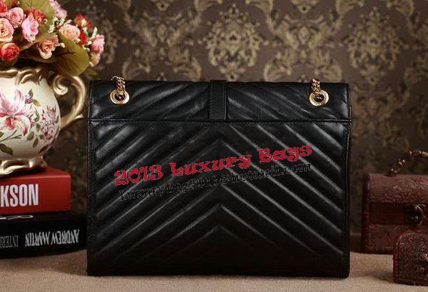 Saint Laurent Classic Monogramme Original Leather Flap Bag Y5480 Black Saint Laurent Classic Monogramme Original Leather Flap Bag Y5480 Black