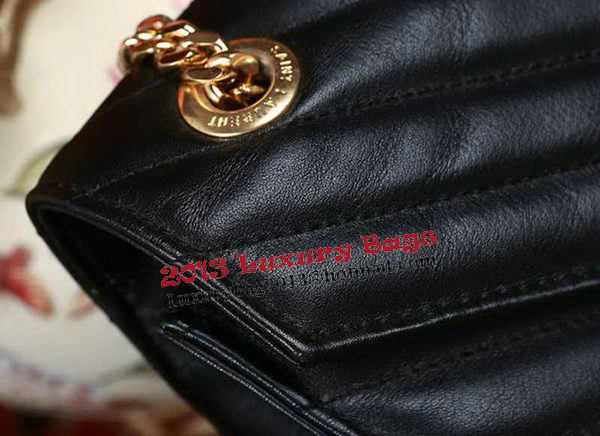 Saint Laurent Classic Monogramme Original Leather Flap Bag Y5480 Black Saint Laurent Classic Monogramme Original Leather Flap Bag Y5480 Black