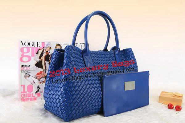 Bottega Veneta Cabat Medium Tote Bags BV5211 Blue Bottega Veneta Cabat Medium Tote Bags BV5211 Blue