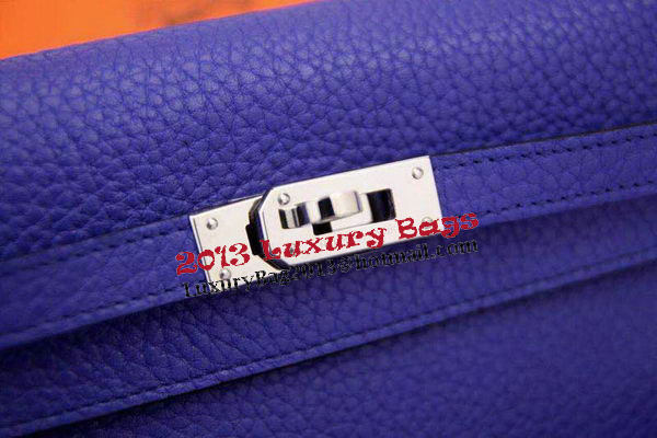 Hermes Kelly Wallet Togo Leather Bi-Fold Purse HA708W Royal Hermes Kelly Wallet Togo Leather Bi-Fold Purse HA708W Royal