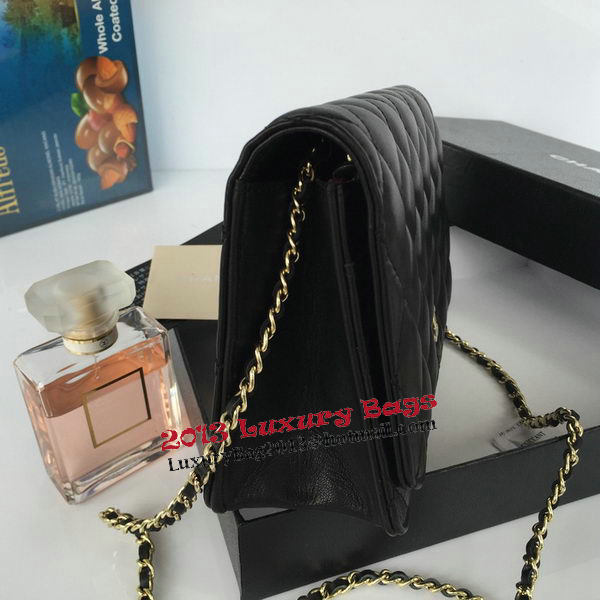 Chanel mini Flap Bag Black Original Sheepskin A33814 Gold Chanel mini Flap Bag Black Original Sheepskin A33814 Gold
