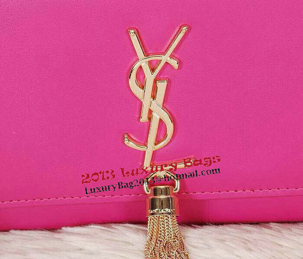 Saint Laurent mini Monogramme Cross-body Shoulder Bag 326076 Rose