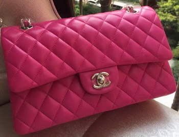 Chanel 2.55 Series Flap Bag ROse Original Leather A01112 Silver