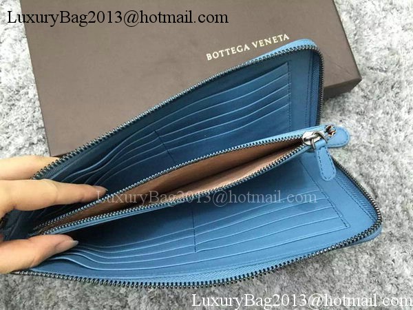Bottega Veneta Intrecciato Leather Clutch BV144077 SkyBlue Bottega Veneta Intrecciato Leather Clutch BV144077 SkyBlue