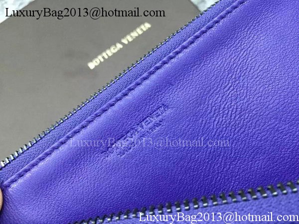 Bottega Veneta Intrecciato Leather Clutch BV144077 Violet Bottega Veneta Intrecciato Leather Clutch BV144077 Violet