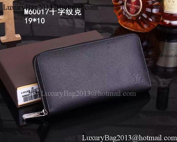 Louis Vuitton Taiga Leather Zippy Wallets M60017 Black Louis Vuitton Taiga Leather Zippy Wallets M60017 Black