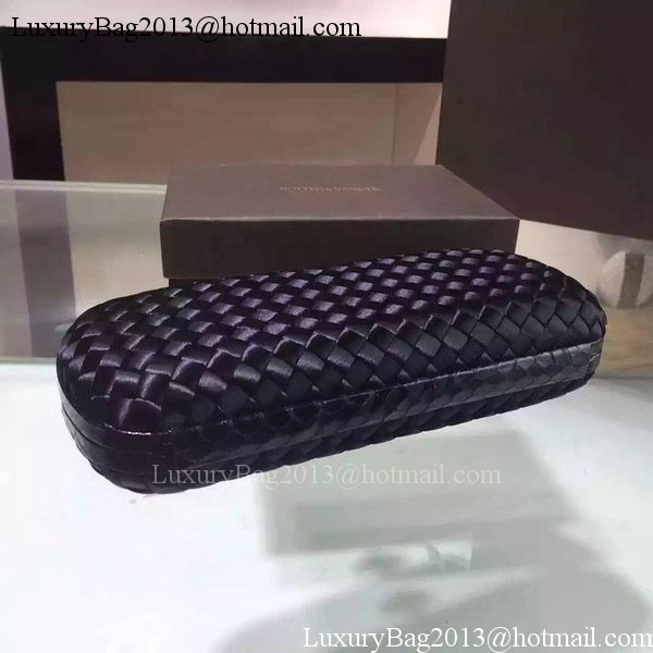 Bottega Veneta STRETCH Knot Sheepskin Leather Clutch BV8651 Black Bottega Veneta STRETCH Knot Sheepskin Leather Clutch BV8651 Black