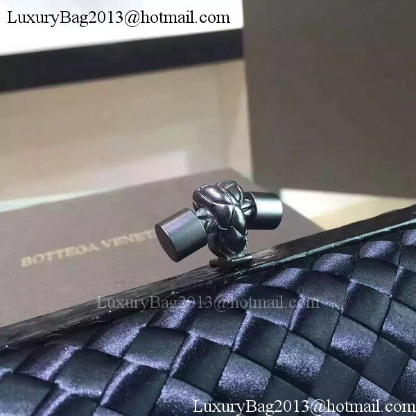 Bottega Veneta STRETCH Knot Sheepskin Leather Clutch BV8651 Black Bottega Veneta STRETCH Knot Sheepskin Leather Clutch BV8651 Black