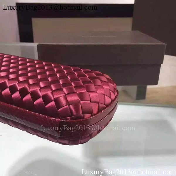 Bottega Veneta STRETCH Knot Sheepskin Leather Clutch BV8651 Burgundy Bottega Veneta STRETCH Knot Sheepskin Leather Clutch BV8651 Burgundy