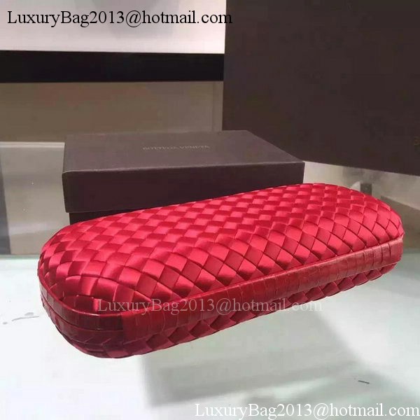 Bottega Veneta STRETCH Knot Sheepskin Leather Clutch BV8651 Red Bottega Veneta STRETCH Knot Sheepskin Leather Clutch BV8651 Red