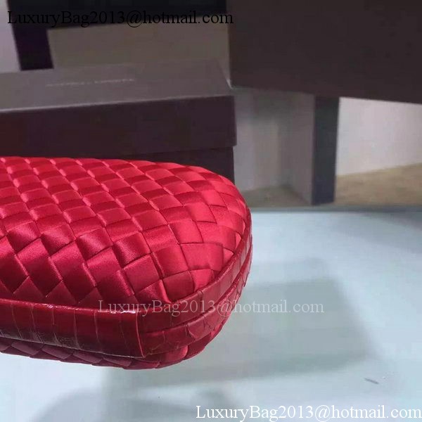 Bottega Veneta STRETCH Knot Sheepskin Leather Clutch BV8651 Red Bottega Veneta STRETCH Knot Sheepskin Leather Clutch BV8651 Red