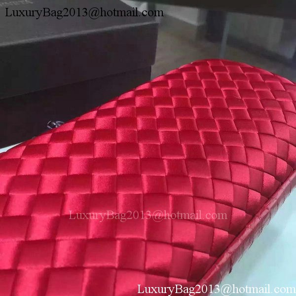 Bottega Veneta STRETCH Knot Sheepskin Leather Clutch BV8651 Red Bottega Veneta STRETCH Knot Sheepskin Leather Clutch BV8651 Red