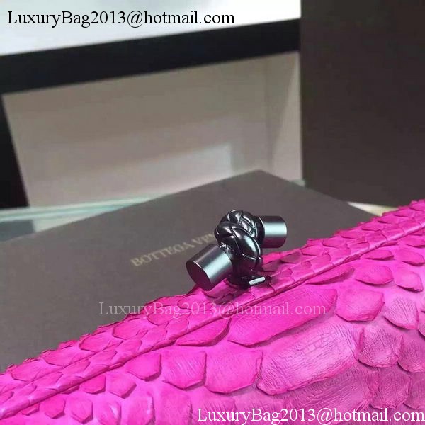 Bottega Veneta Snake Leather Knot Clutch 8651J Bottega Veneta Snake Leather Knot Clutch 8651J