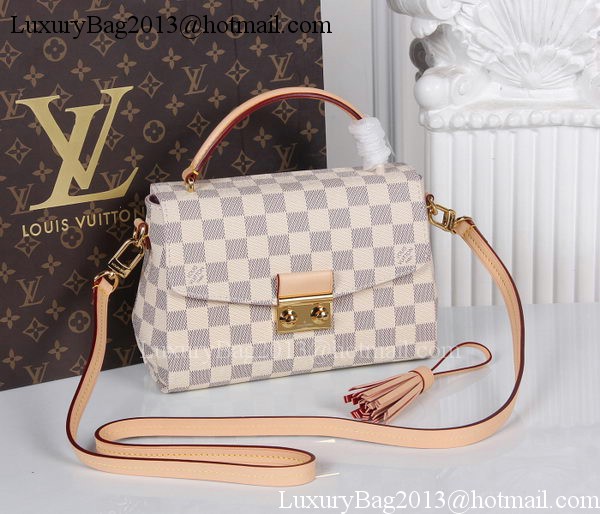 Louis Vuitton Damier Azur Canvas CROISETTE Bag N41581 Louis Vuitton Damier Azur Canvas CROISETTE Bag N41581