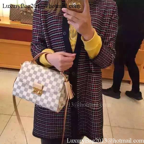 Louis Vuitton Damier Azur Canvas CROISETTE Bag N41581 Louis Vuitton Damier Azur Canvas CROISETTE Bag N41581
