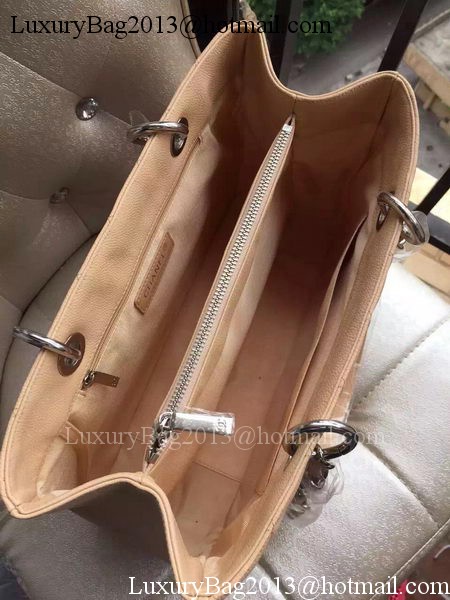 Chanel Shopper Bag Original Calfskin Leather A95021 Apricot Chanel Shopper Bag Original Calfskin Leather A95021 Apricot