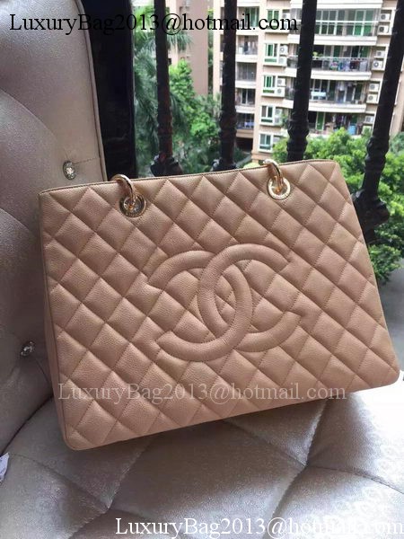 Chanel Shopper Bag Original Calfskin Leather A95021 Apricot Chanel Shopper Bag Original Calfskin Leather A95021 Apricot