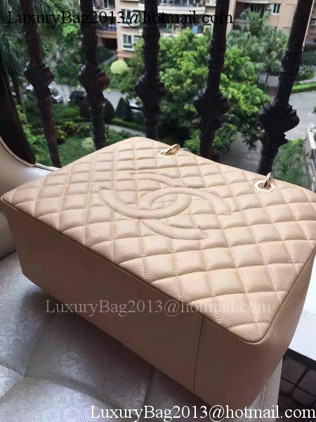 Chanel Shopper Bag Original Calfskin Leather A95021 Apricot Chanel Shopper Bag Original Calfskin Leather A95021 Apricot
