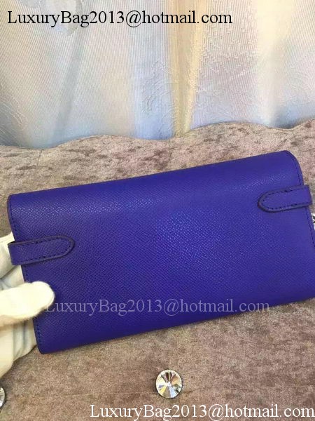 Hermes Kelly Wallet Epsom Leather H009 Royal Hermes Kelly Wallet Epsom Leather H009 Royal