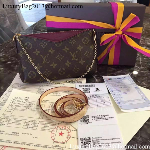 Louis Vuitton M41638 Purple Monogram Canvas PALLAS Clutch Louis Vuitton M41638 Purple Monogram Canvas PALLAS Clutch