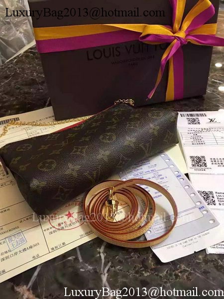 Louis Vuitton M41638 Red Monogram Canvas PALLAS Clutch Louis Vuitton M41638 Red Monogram Canvas PALLAS Clutch