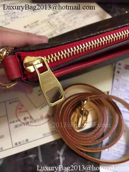 Louis Vuitton M41638 Red Monogram Canvas PALLAS Clutch Louis Vuitton M41638 Red Monogram Canvas PALLAS Clutch