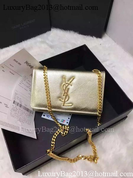 Yves Saint Laurent Cross-body Shoulder Bag Y9013 Gold Yves Saint Laurent Cross-body Shoulder Bag Y9013 Gold