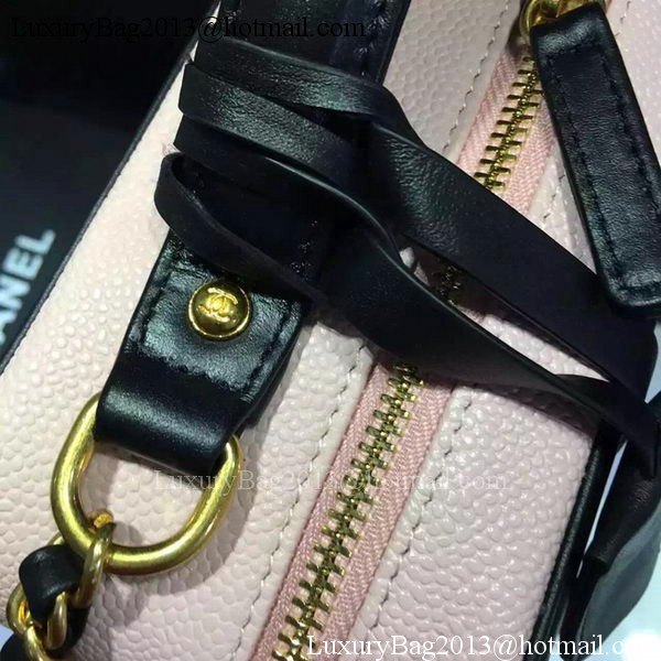 Chanel Shoulder Bag Original Calfskin Leather CHA6678 Pink&Black Chanel Shoulder Bag Original Calfskin Leather CHA6678 Pink&Black