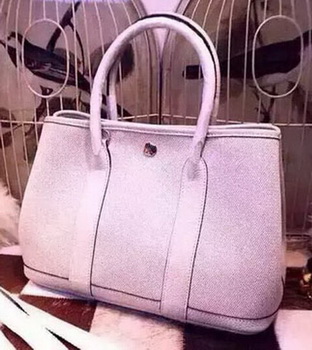 Hermes Garden Party 36cm Tote Bags Canvas HGP1927 White