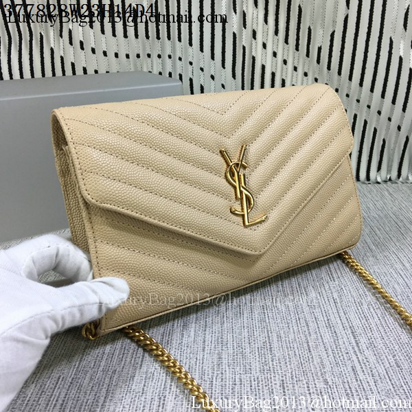 YSL Classic Monogramme Flap Bag Cannage Pattern Y377828L Apricot YSL Classic Monogramme Flap Bag Cannage Pattern Y377828L Apricot