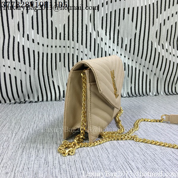 YSL Classic Monogramme Flap Bag Cannage Pattern Y377828S Apricot YSL Classic Monogramme Flap Bag Cannage Pattern Y377828S Apricot