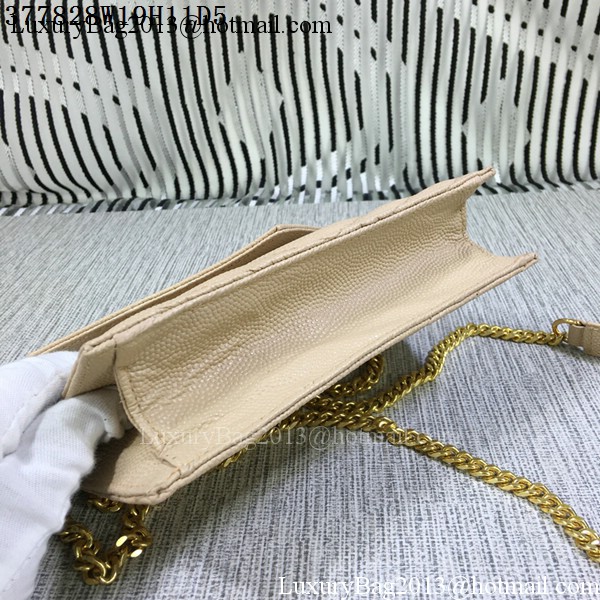 YSL Classic Monogramme Flap Bag Cannage Pattern Y377828S Apricot YSL Classic Monogramme Flap Bag Cannage Pattern Y377828S Apricot